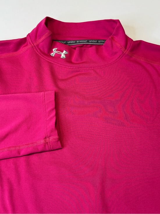 Under Armour Tops - Under Armour Women's Large Coldgear Mock Long Sleeve Pink
